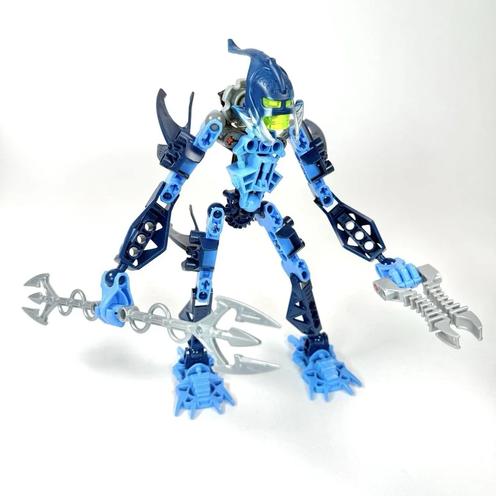 LEGO Bionicle Glatorian Legends Kiina 8987 Complete Manual Canister No Lid